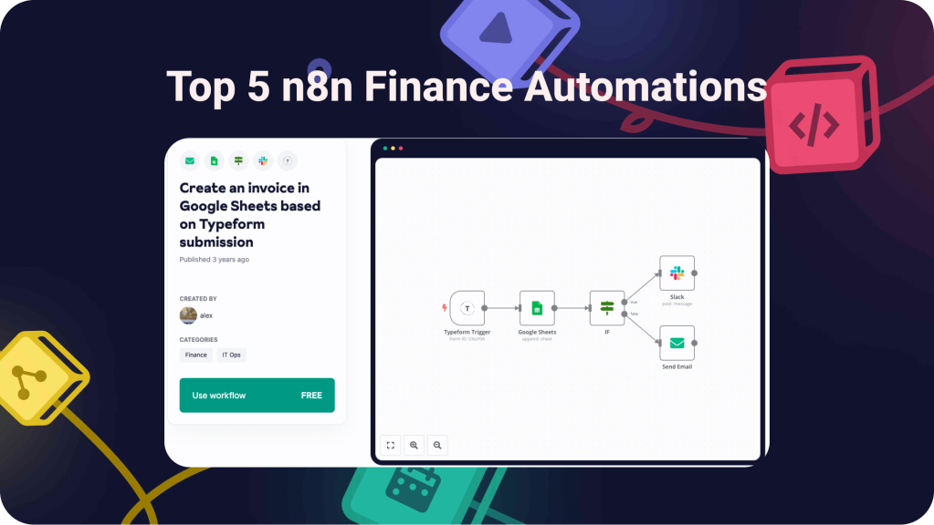 Boost Efficiency: 5 Essential Finance Automations Using n8n cloud